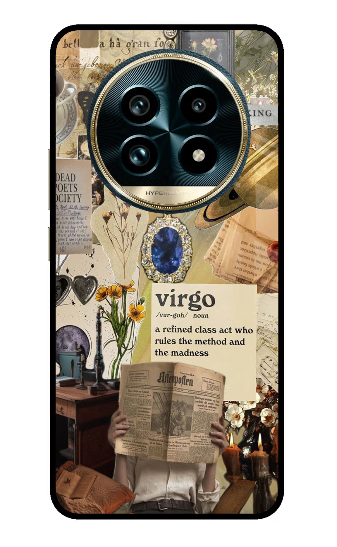 Virgo Zodiac Realme 13 Pro+ 5G Glass Case Back Cover by Casekaro