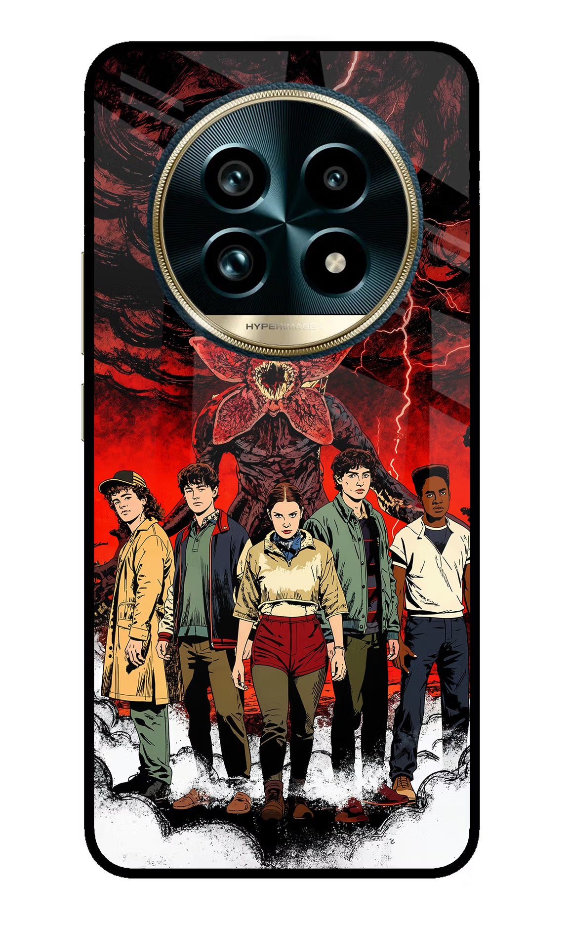 Ordinary Things Characters Realme 13 Pro+ 5G Glass Case Back Cover by Casekaro