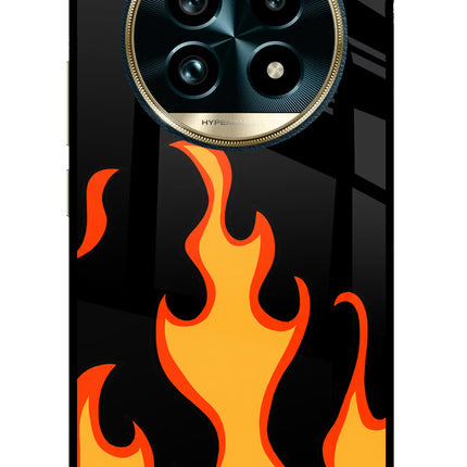 Fired Up – Black Realme 13 Pro+ 5G Glass Case