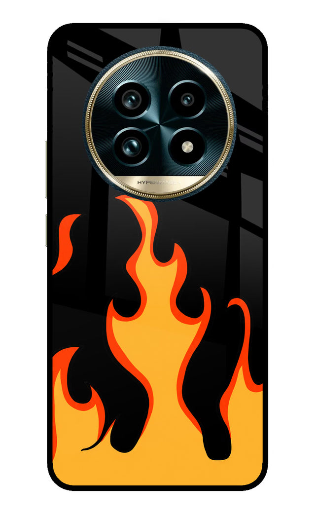 Fired Up – Black Realme 13 Pro+ 5G Glass Case