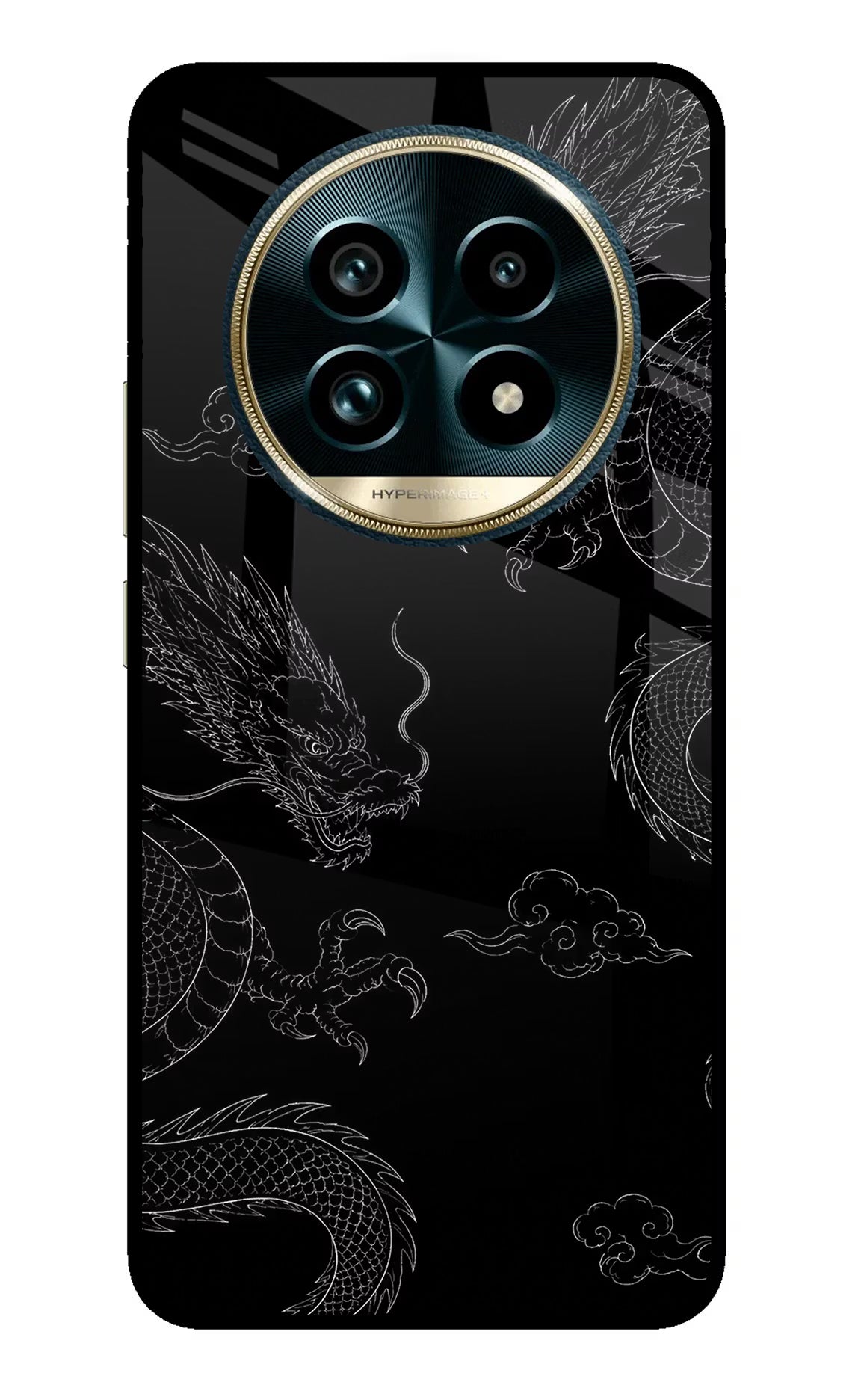 Twin Dragons Realme 13 Pro+ 5G Glass Case Back Cover by Casekaro