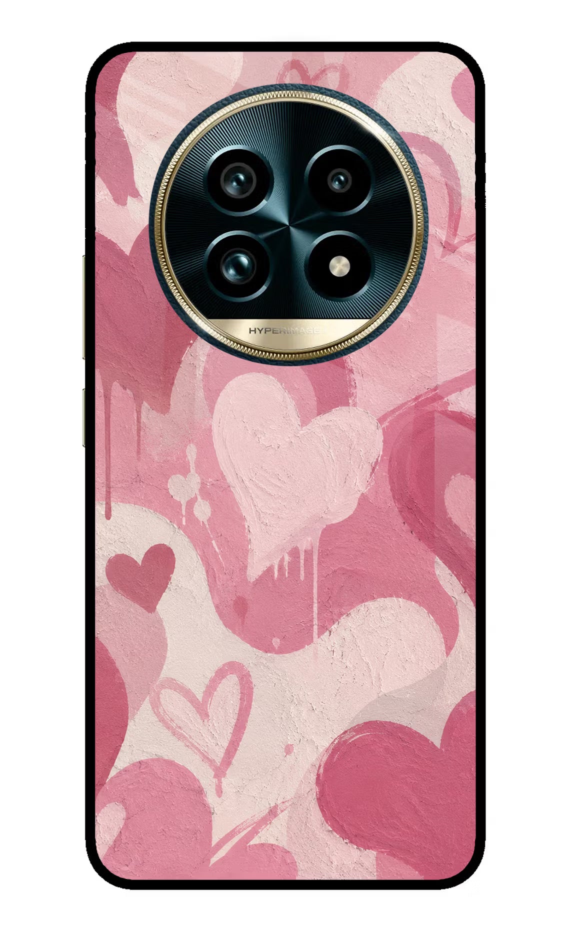 Hearty case Realme 13 Pro+ 5G Glass Case Back Cover by Casekaro