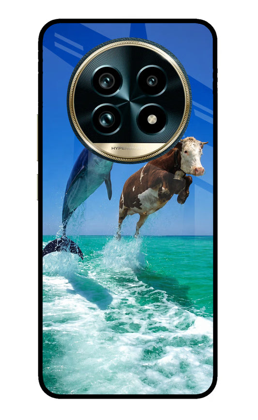 Dolphin vs Cow Realme 13 Pro+ 5G Glass Case