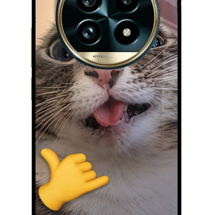 Silly Cat Call Realme 13 Pro+ 5G Glass Case