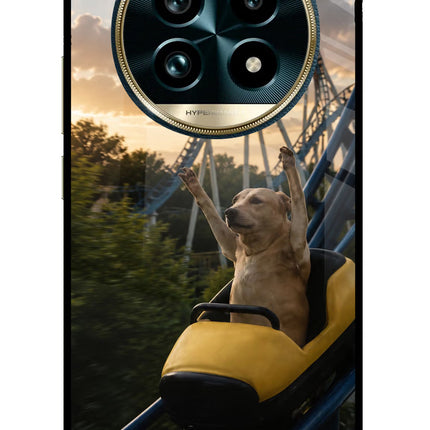 Rollercoaster Dog Realme 13 Pro+ 5G Glass Case