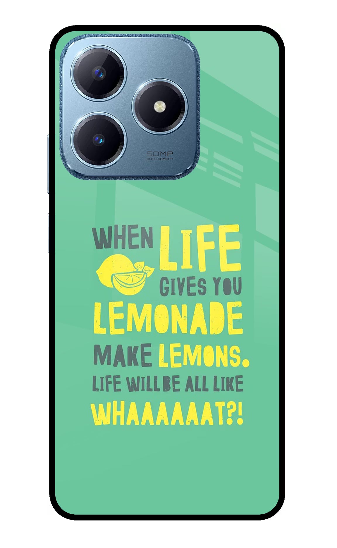 Quote Realme C63 Glass Case