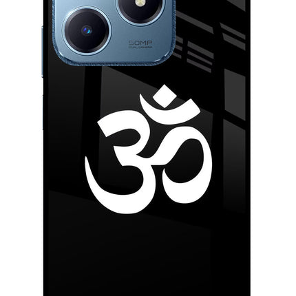 Om Realme C63 Glass Case Back Cover by Casekaro