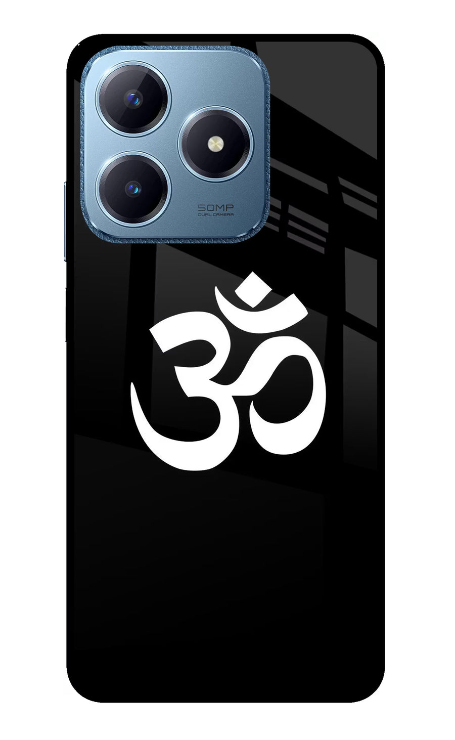 Om Realme C63 Back Cover, Glass case