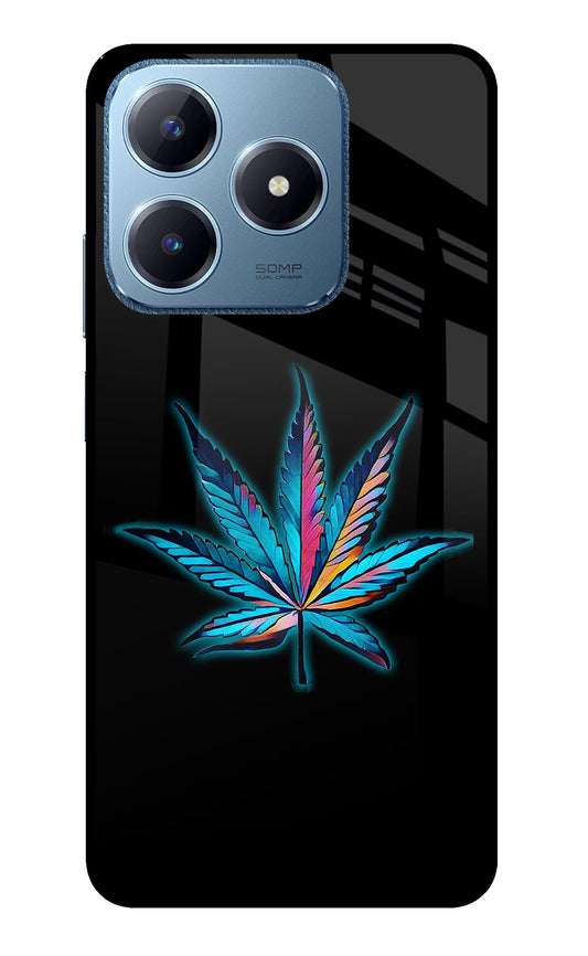 Weed Realme C63 Glass Case