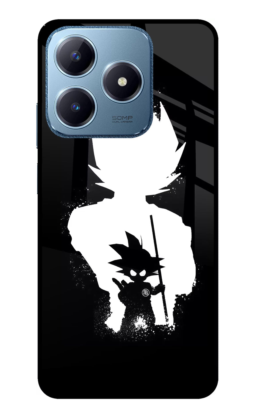 Goku Shadow Realme C63 Back Cover, Glass case