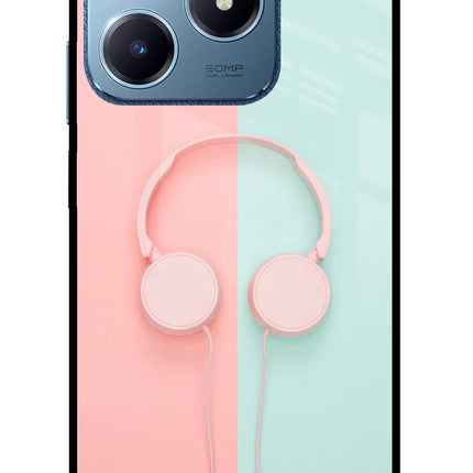 Music Lover Realme C63 Glass Case Back Cover by Casekaro
