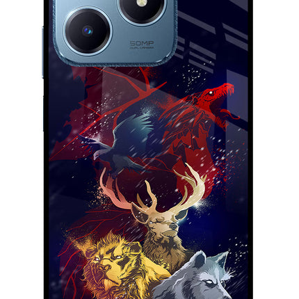 Game Of Thrones Realme C63 Glass Case Back Cover by Casekaro