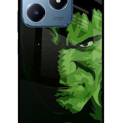 HULK Realme C63 Glass Case Back Cover by Casekaro