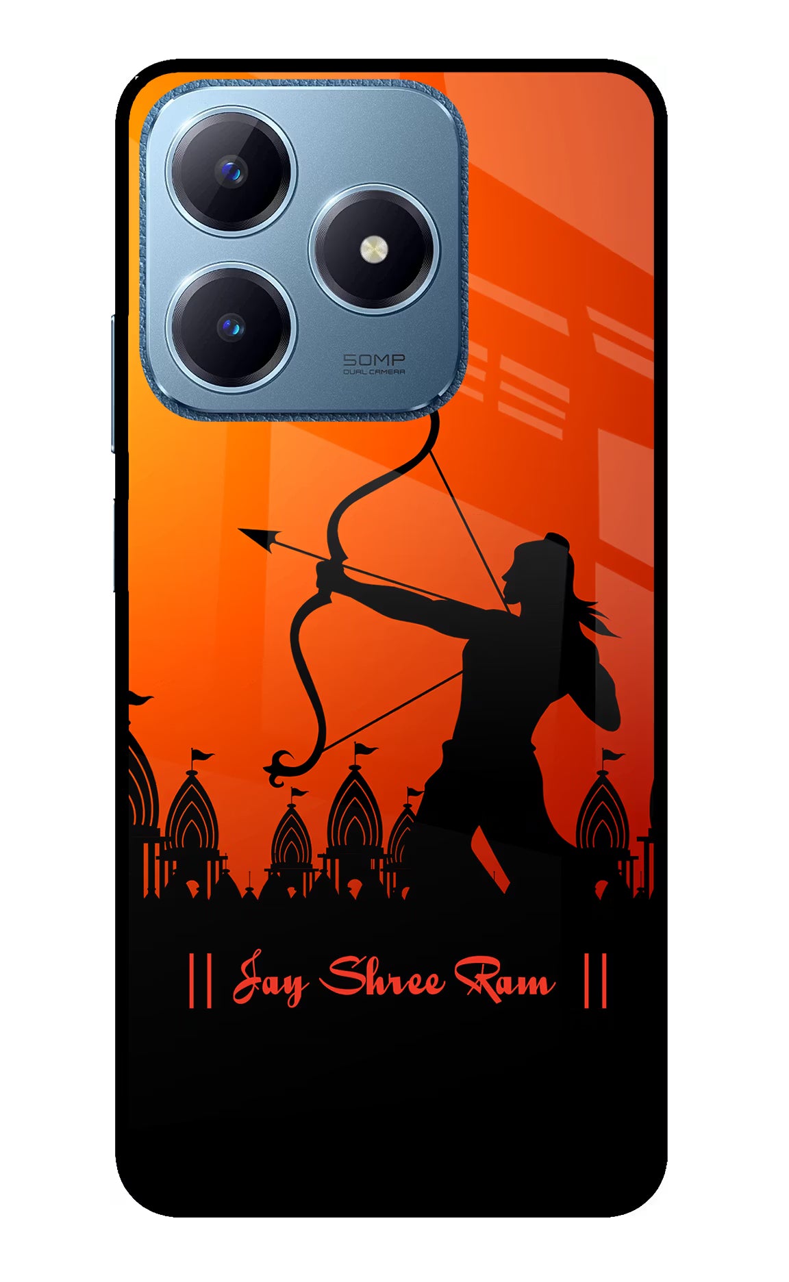 Lord Ram - 4 Realme C63 Glass Case