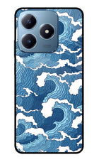 Blue Waves Realme C63 Glass Case