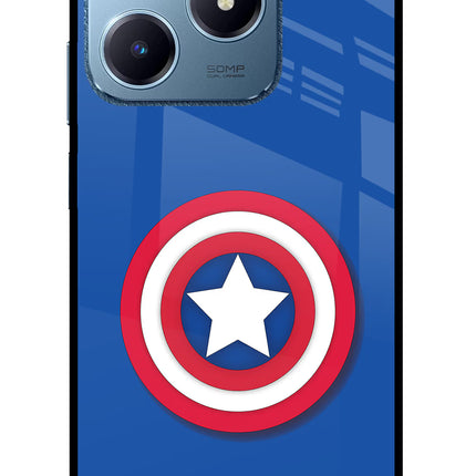 Shield Realme C63 Glass Case Back Cover by Casekaro