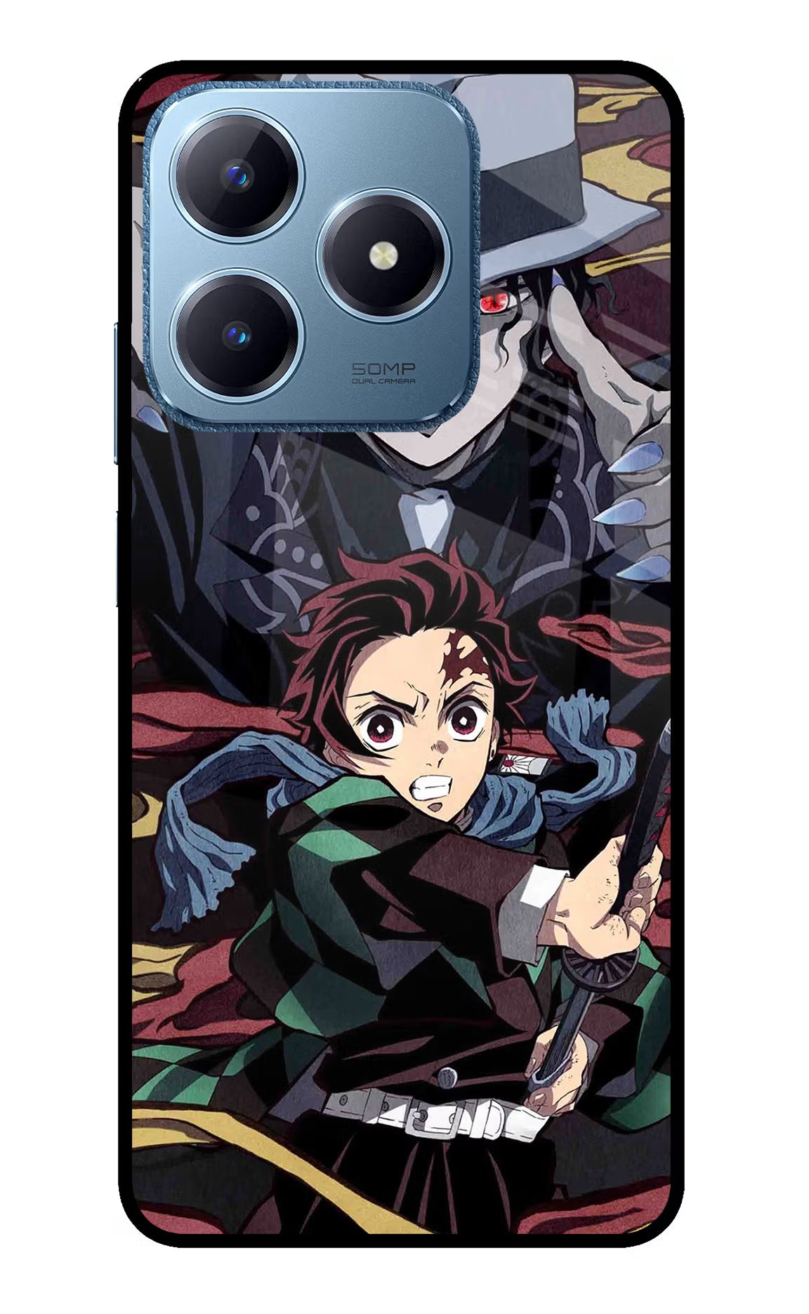 Demon Slayer Realme C63 Glass Case Back Cover by Casekaro