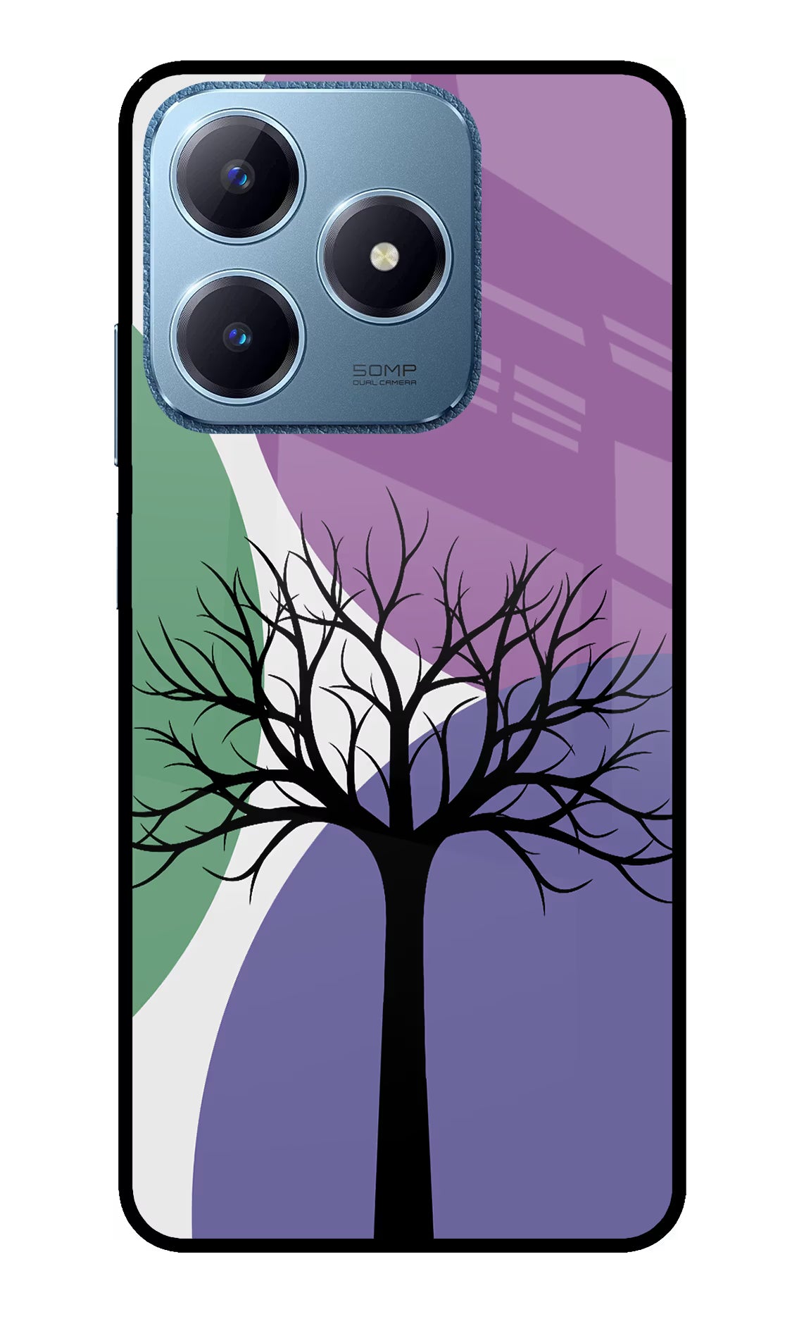 Tree Art Realme C63 Glass Case