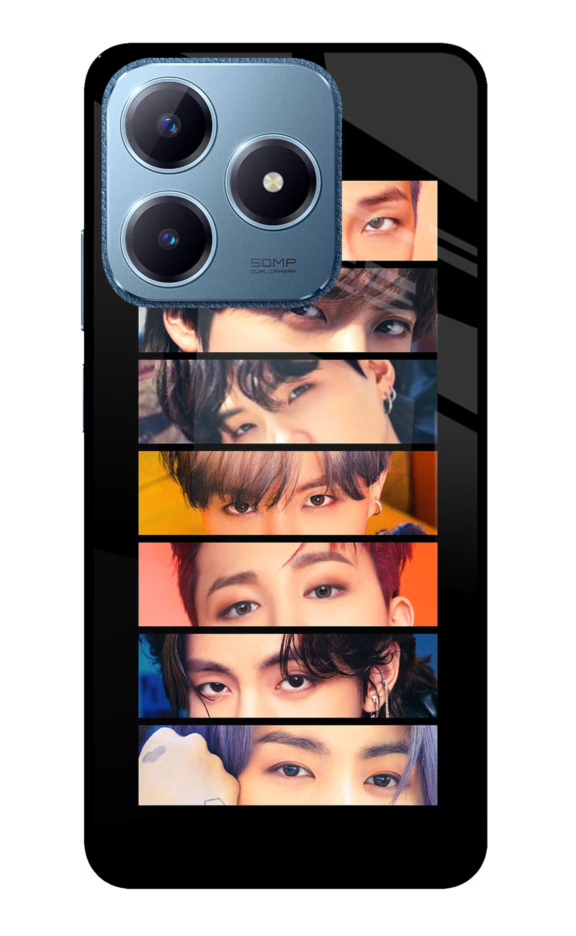 BTS Eyes Realme C63 Glass Case