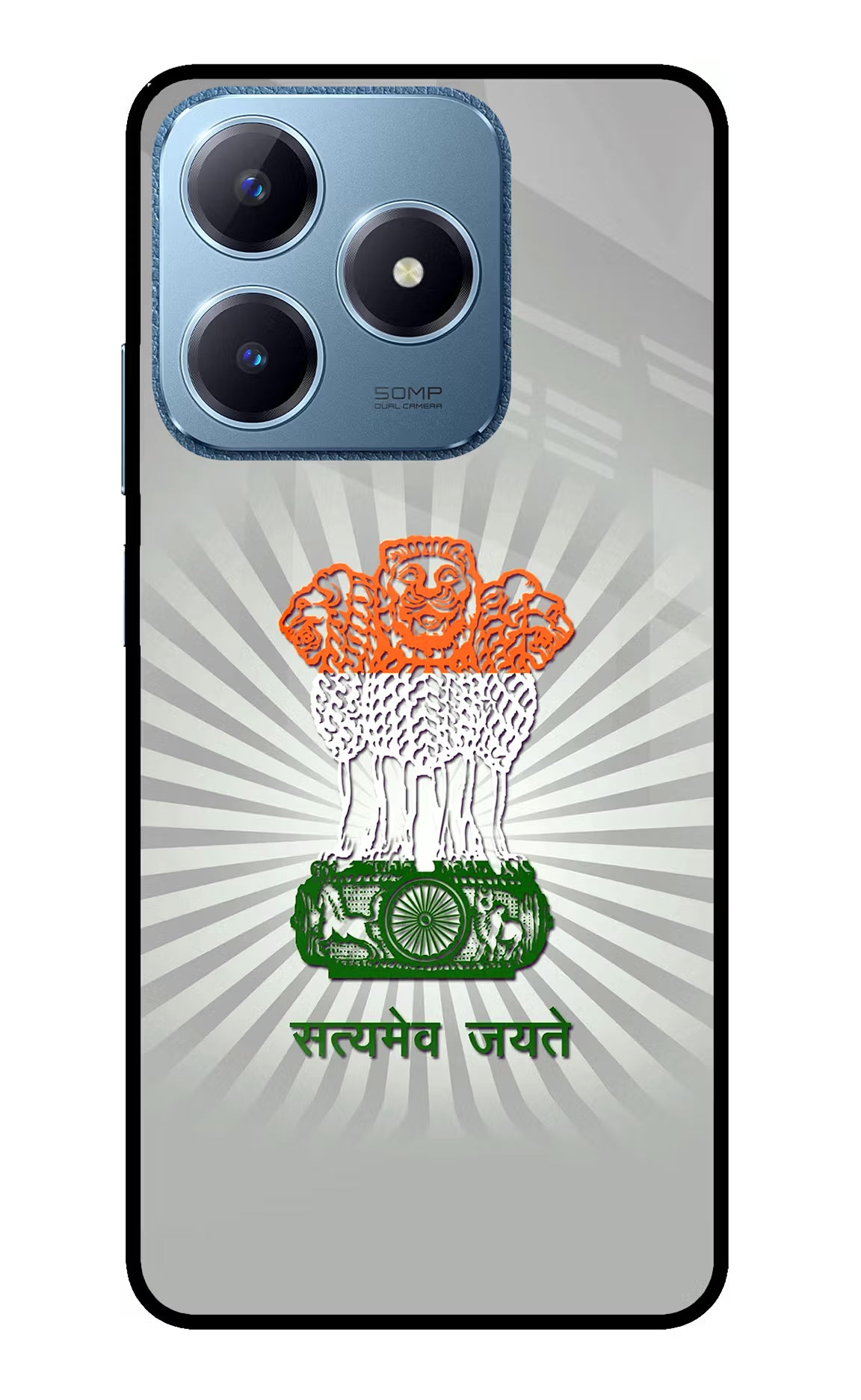 Satyamev Jayate Art Realme C63 Glass Case