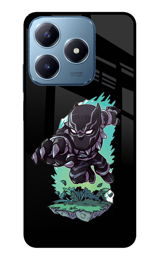 Black Panther Realme C63 Glass Case
