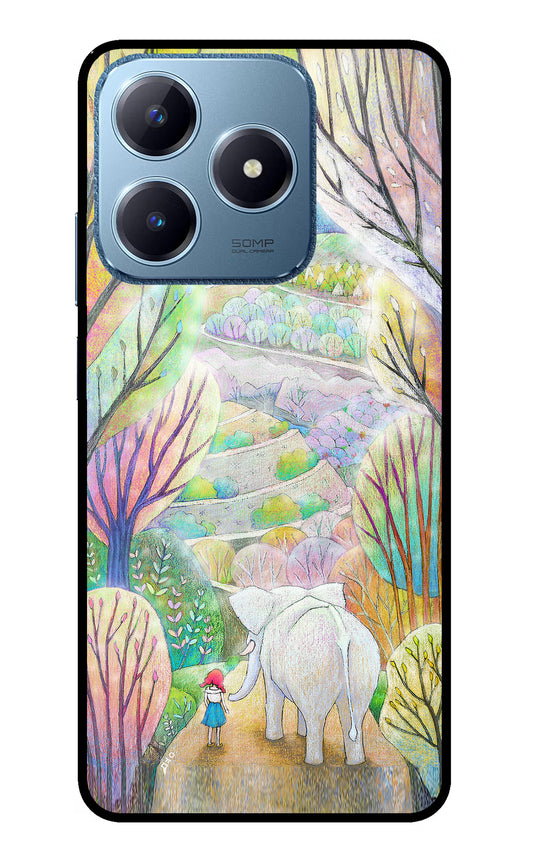 Nature Painting Realme C63 Glass Case