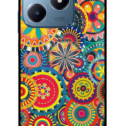 Gol Gol Art Realme C63 Glass Case Back Cover by Casekaro