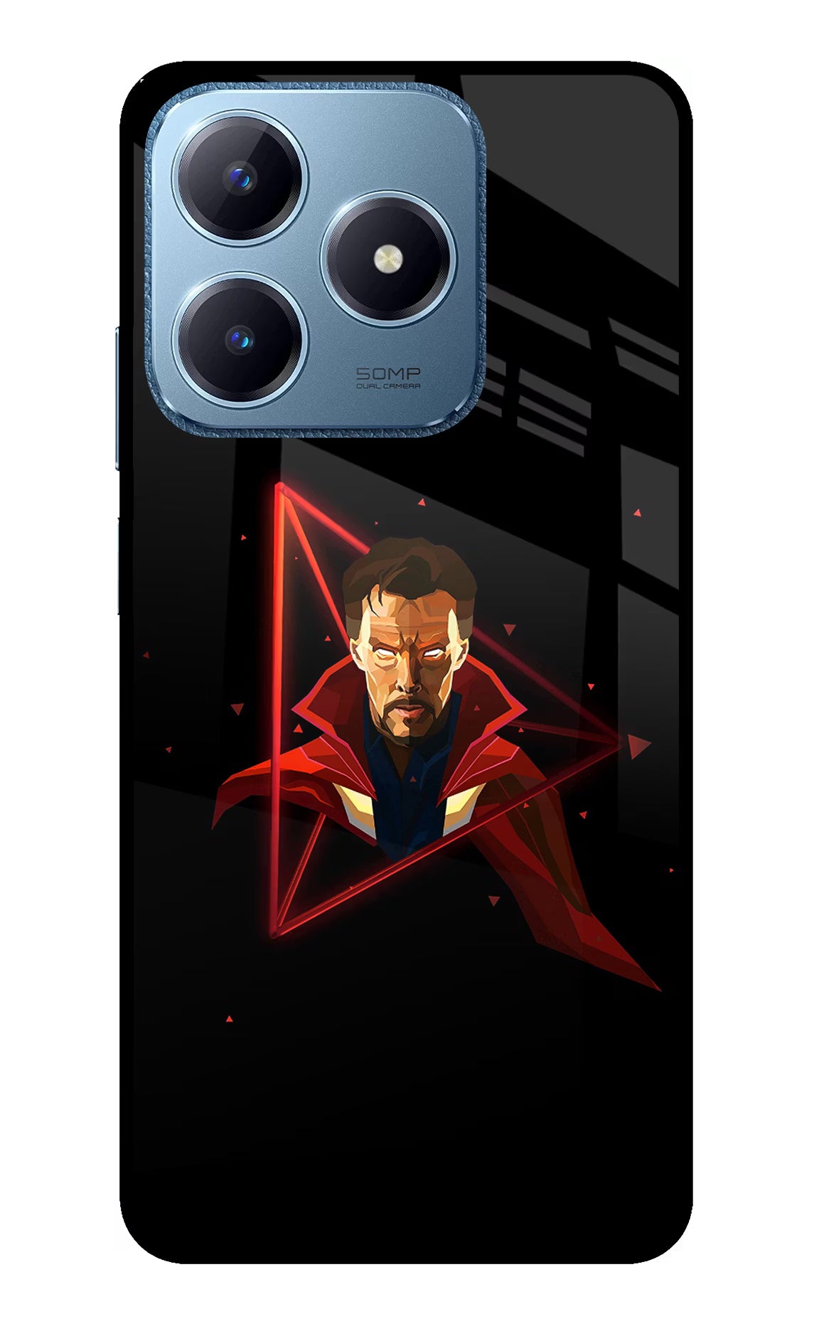 Doctor Ordinary Realme C63 Glass Case Back Cover by Casekaro