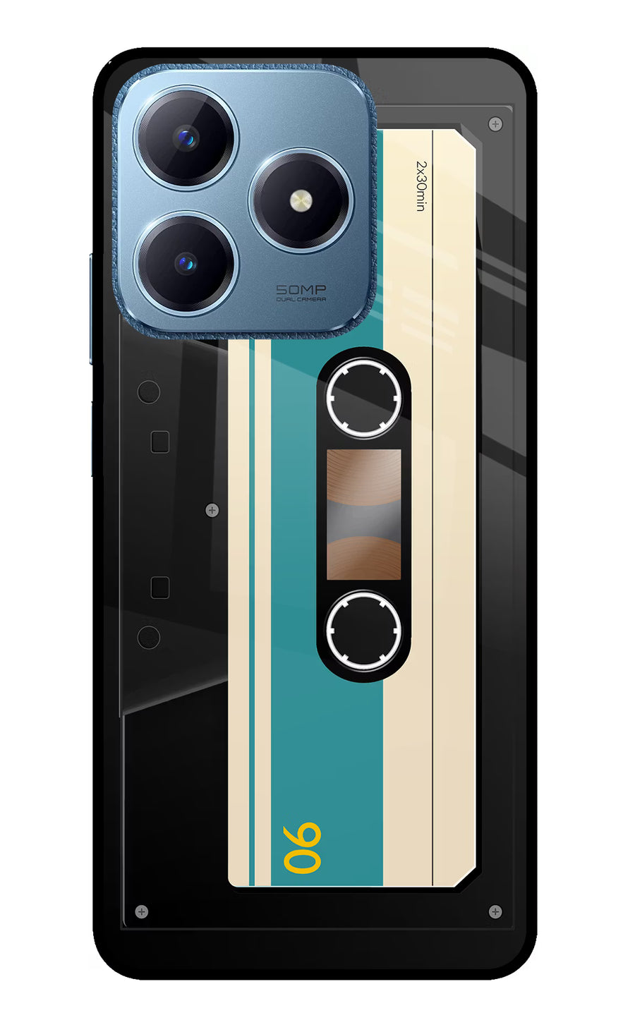 Cassette Realme C63 Back Cover, Glass case