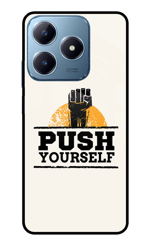 Push Yourself Realme C63 Glass Case