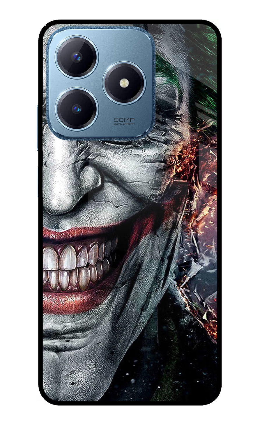 Joker Cam Realme C63 Back Cover, Glass case