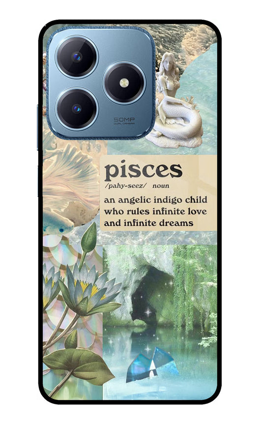 Pisces Zodiac Realme C63 Glass Case