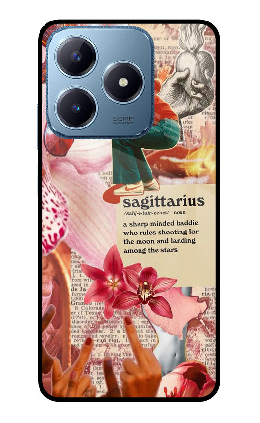 Sagittarius Zodiac Realme C63 Glass Case
