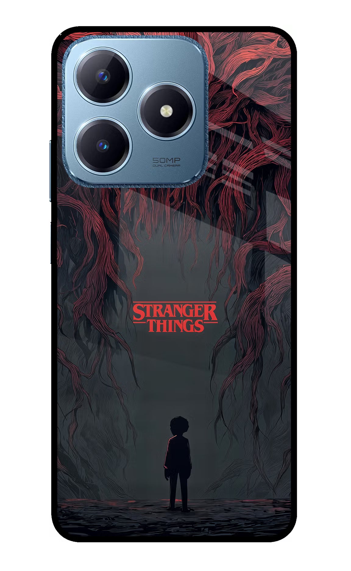 Ordinary Things Dark Side Realme C63 Glass Case Back Cover by Casekaro