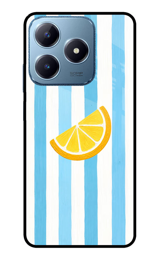 Summer Lemon Realme C63 Glass Case