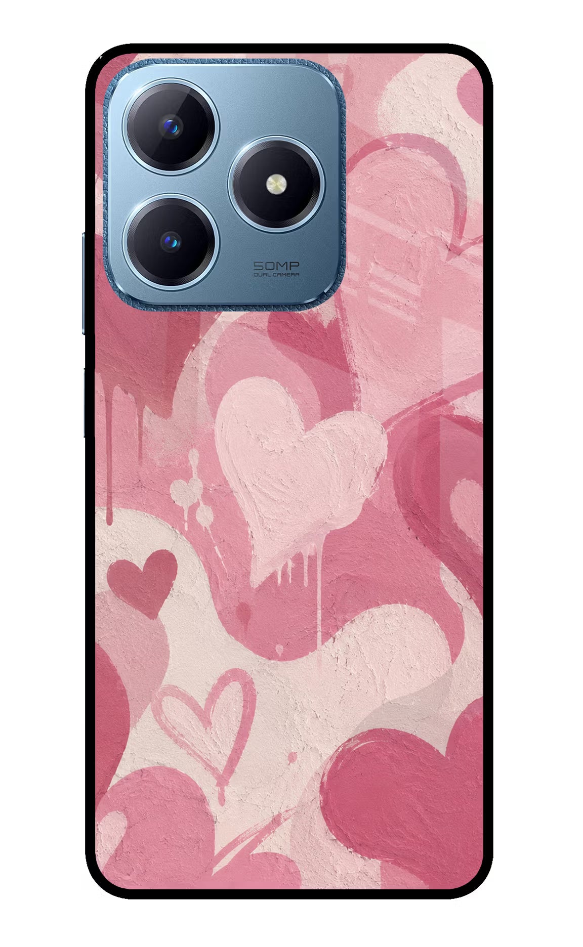 Hearty case Realme C63 Glass Case