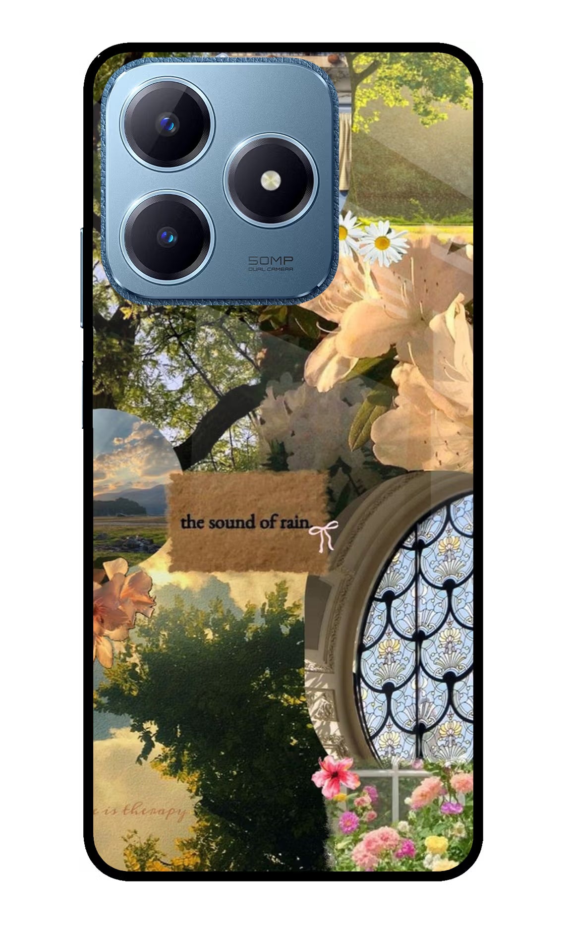 Rain Realme C63 Glass Case