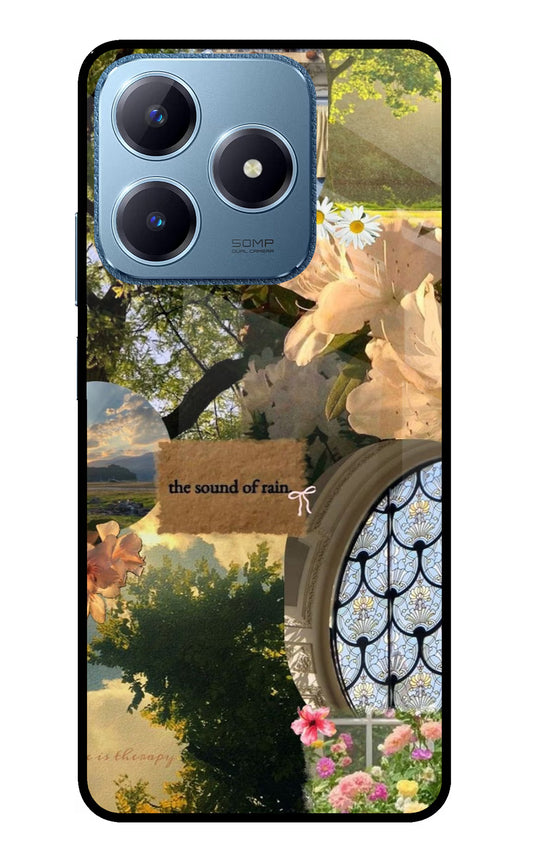 Rain Realme C63 Glass Case