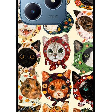 Cool Cat Realme C63 Glass Case