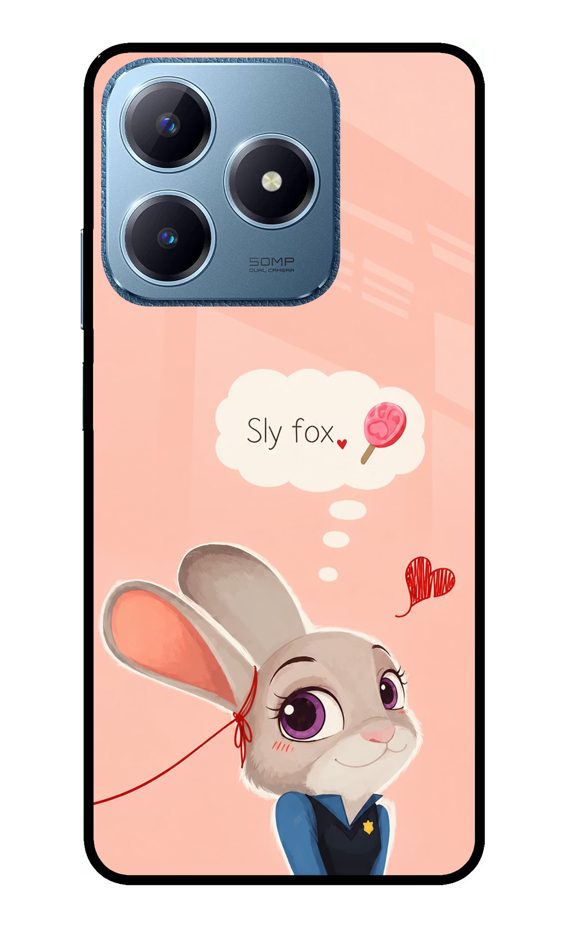 Judy Charm Realme C63 Glass Case