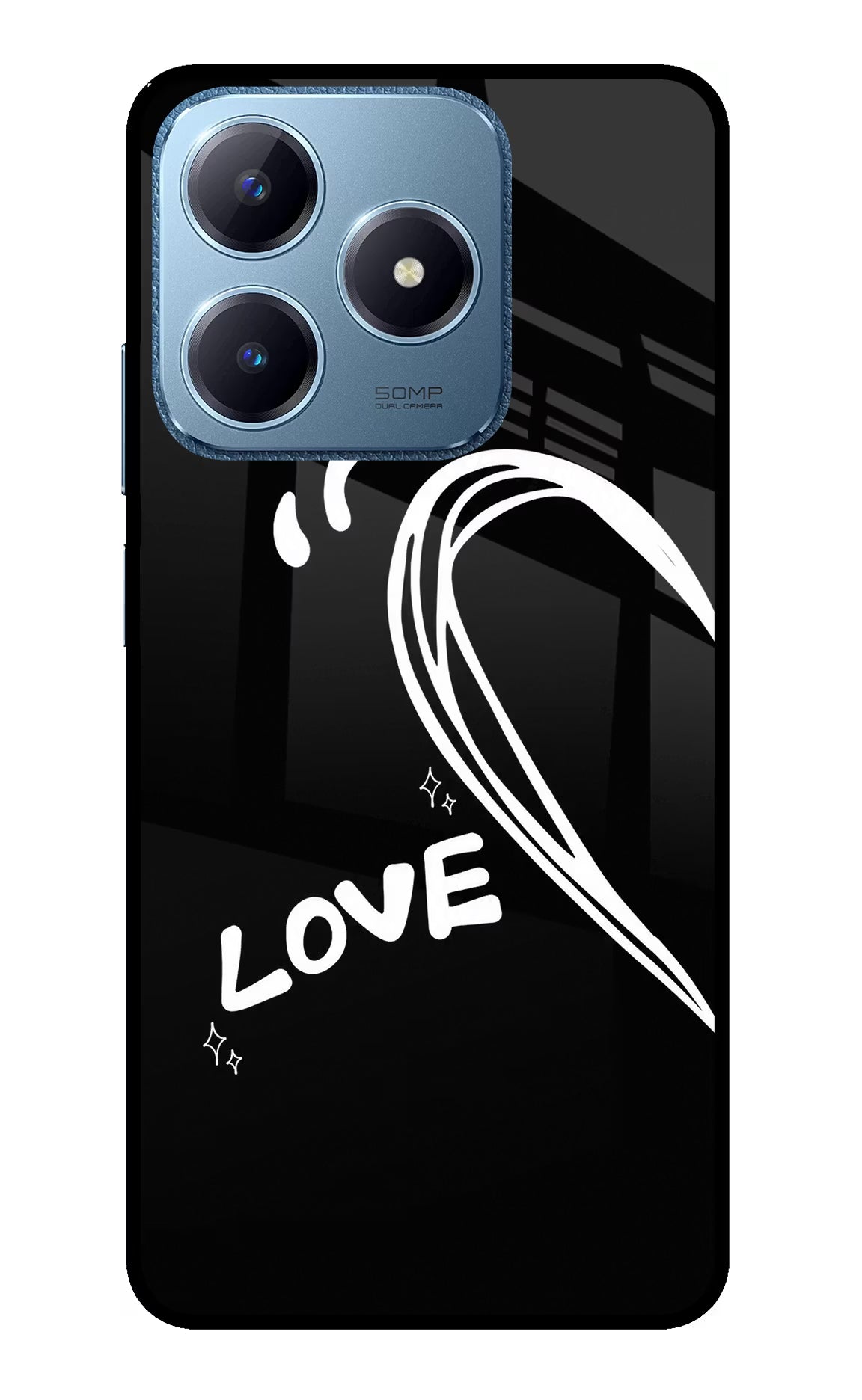 Love Line Realme C63 Glass Case