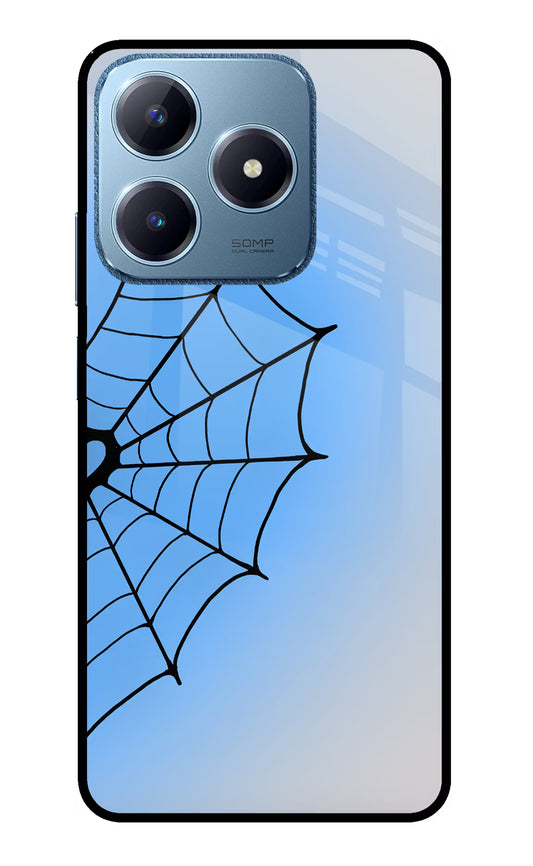 Blue Web Realme C63 Glass Case