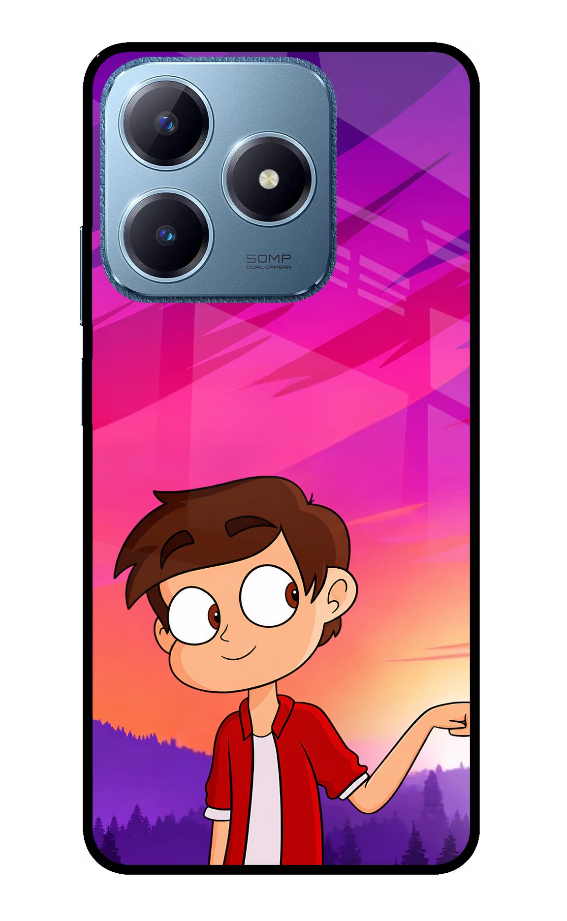 Marco Sunset Realme C63 Glass Case