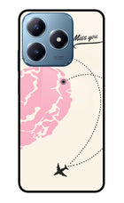 Miss Orbit Realme C63 Glass Case Back Cover by Casekaro