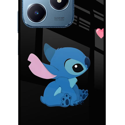 Stitch Crush Realme C63 Glass Case