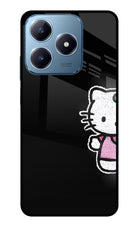 Kitty Charm Realme C63 Glass Case