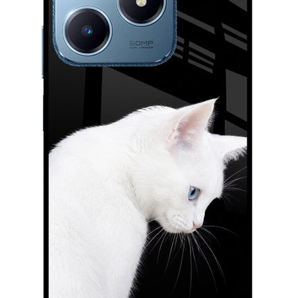 Snow Gaze Realme C63 Glass Case