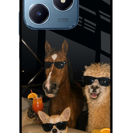 Party Squad Realme C63 Glass Case