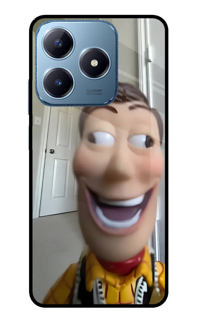 Side Eye Woody Realme C63 Glass Case