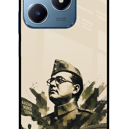 Netaji Rising Realme C63 Glass Case
